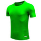 Men's jogging shirt, men's breathable gym shirt
