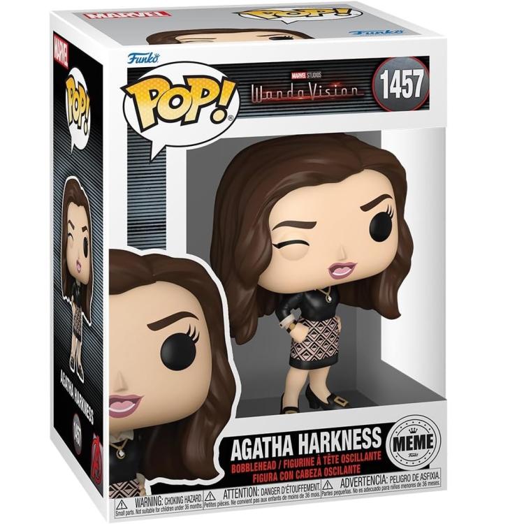 Funko Pop! Marvel Studios – Wanda Vision (1457) Agatha Harkness „Meme“-Figur 9 cm