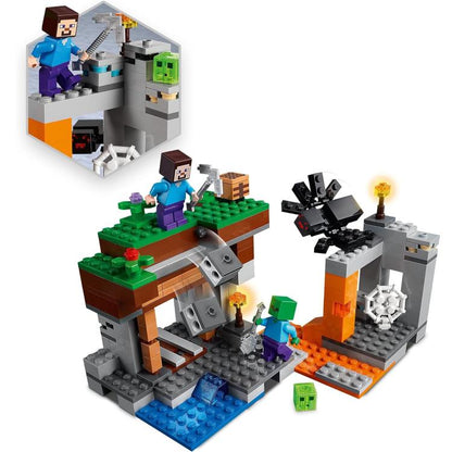 Lego Minecraft 21166 Die verlassene Mine 7+ mit Minifiguren Bausatz 248 Teile