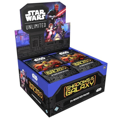 Star Wars Unlimited Shadows Of The Galaxy Display 24 Buste Booster Packs Tcg Eng