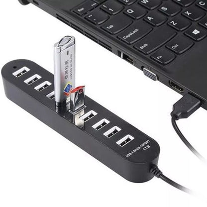 Ciabatta Hub Usb 8 Porte 1tb Multipresa Pendrive Pc Stazione Ricarica Smartphone