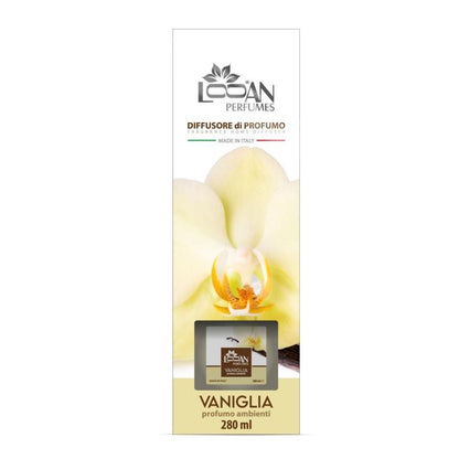 Looan Raumduft mit Stäbchen 280ml Raumduft-Diffusor Vanille