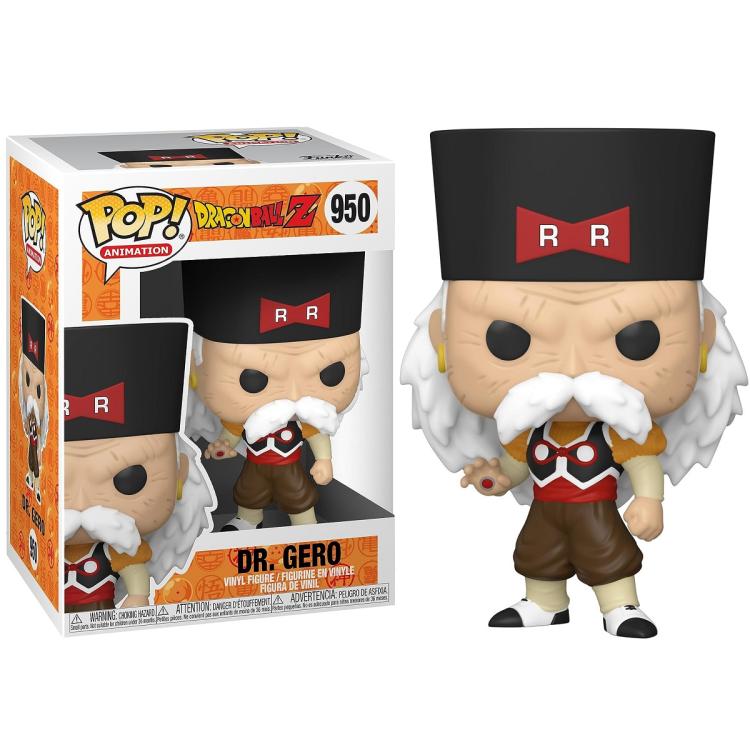 Funko Pop ! Animation - Dragon Ball Z - (950) Dr. Gero - Vinyl Action Figure 9Cm