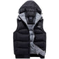 Men's sleeveless cotton jacket