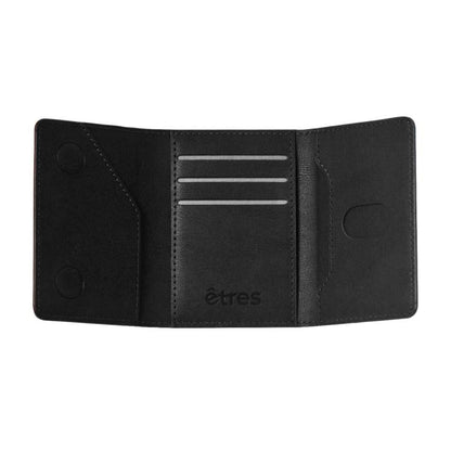 Etres Smart Wallet Portafoglio Slim Kreditkartenhalter iPhone Mag Safe Black