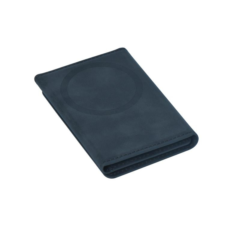 Etres Smart Wallet Portafoglio Slim Porta Carte Di Credito Iphone Mag Safe Blue