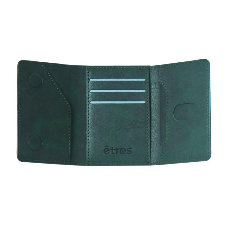 Etres Smart Wallet Slim Geldbörse Kreditkartenhalter iPhone MagSafe Grün