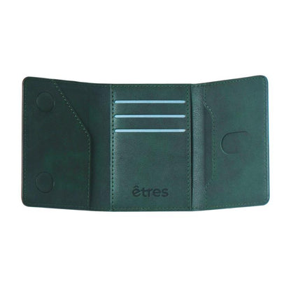 Etres Smart Wallet Slim Geldbörse Kreditkartenhalter iPhone MagSafe Grün