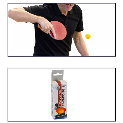 Hb 3er-Pack Tischtennisbälle ABS Tischtennisbälle Sporttraining Orange