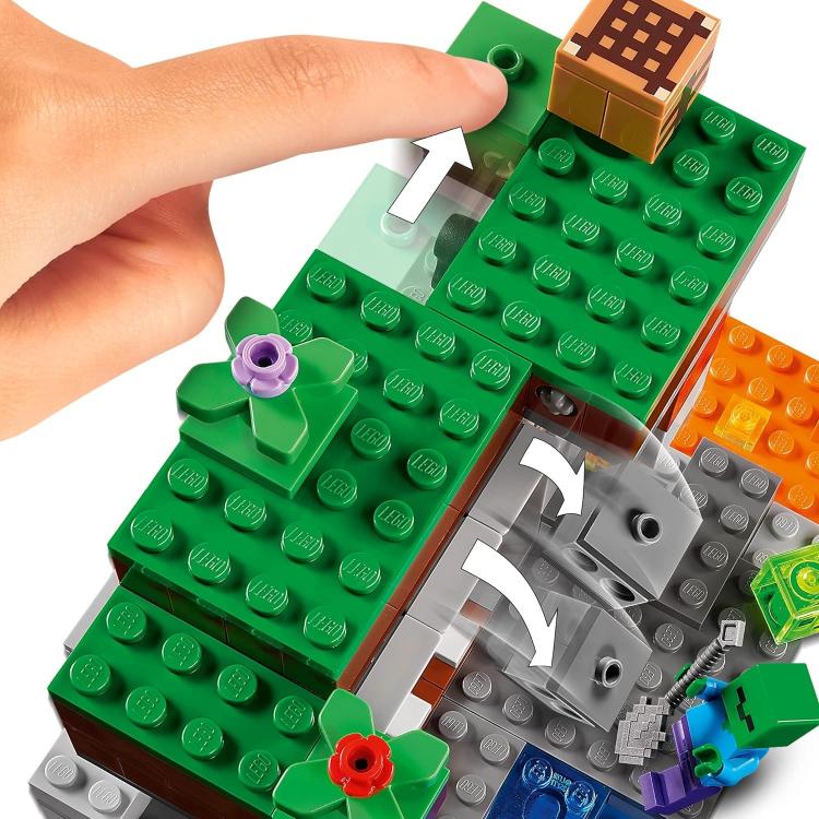 Lego Minecraft 21166 Die verlassene Mine 7+ mit Minifiguren Bausatz 248 Teile