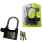 Long Anti-Theft Padlock with Audible Alarm for Motorcycles Scooters Disc/Chain Lock
