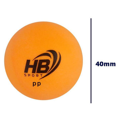 Hb 12Pz Palline Da Ping Pong Palle Tennis Da Tavolo Sport Allenamento Arancione