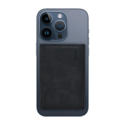 Etres Smart Wallet Portafoglio Slim Kreditkartenhalter iPhone Mag Safe Black