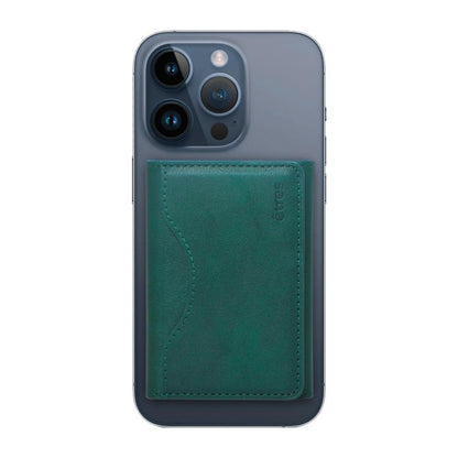 Etres Smart Wallet Slim Geldbörse Kreditkartenhalter iPhone MagSafe Grün