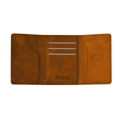 Etres Smart Wallet Schlankes Portemonnaie Kreditkartenetui iPhone MagSafe Leder
