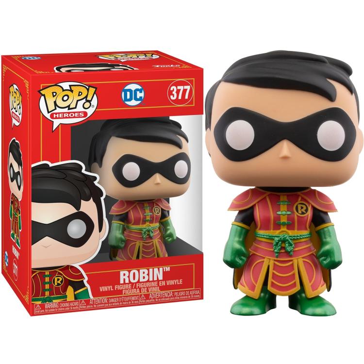 Funko Pop! DC: Imperial Palace (377) Robin – Batman Vinylfigur Serie 10 cm