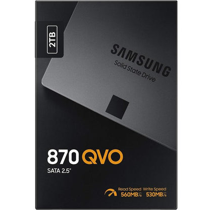 Samsung 870 Qvo Interne SSD 1 TB SATA 2,5 Zoll Solid State Drive PC PS5 (MZ-77Q1T0)