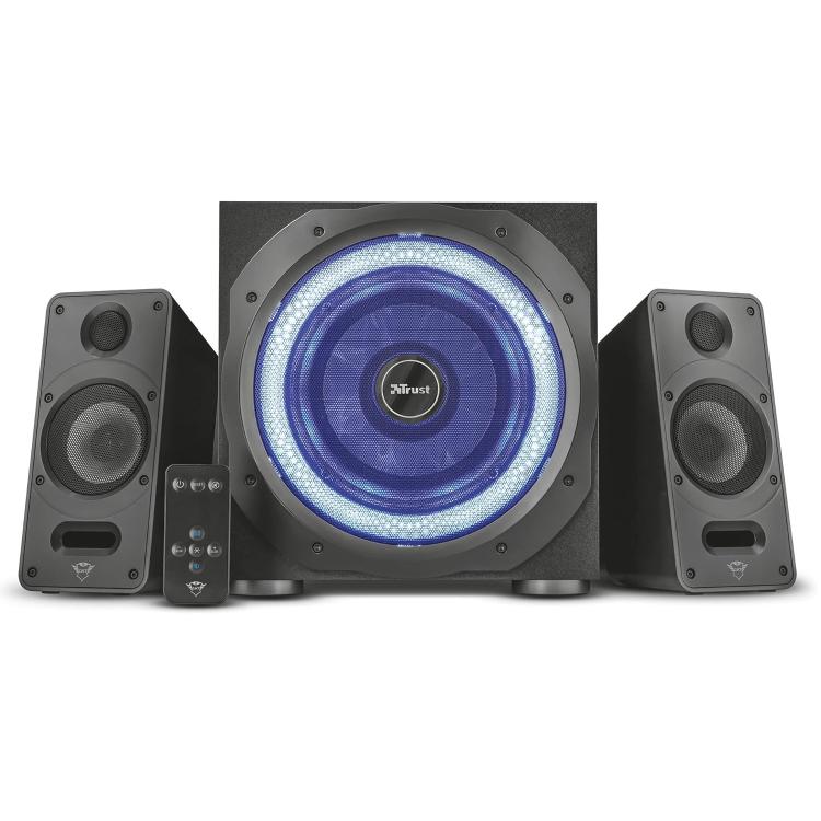 Trust Torro GXT 688 Lautsprecherset 2.1 Gaming Subwoofer Beleuchtet Fernbedienung