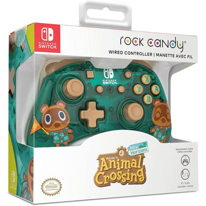 PDP Mini Controller Nintendo Switch Kabelgebundener Joycon Kabel Rock Candy Animal Crossing
