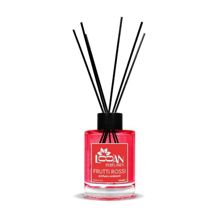 Looan Raumduft Diffusor Stäbchen 140ml Lufterfrischer Zuhause Rote Früchte