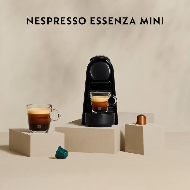 De'Longhi Nespresso Essenza Mini En85.B Macchina Da Caffè 0.6l Red + 14 Capsule