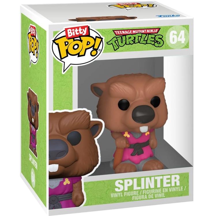 Funko Bitty Pop! Tmnt Ninja Turtles 4er-Pack Splinter/Raphael/Rockst.
