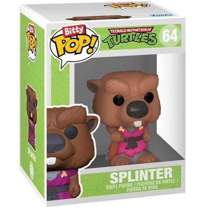 Funko Bitty Pop! Tmnt Ninja Turtles 4er-Pack Splinter/Raphael/Rockst.