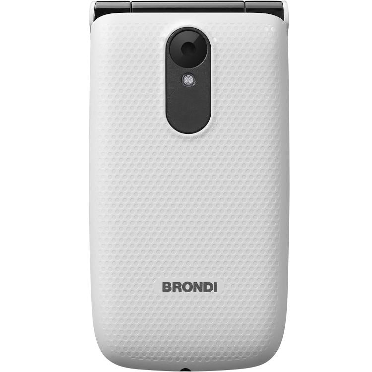 Brondi Magnum 4 GSM-Klapphandy Maxi-Display Dual-SIM 1,3-MP-Kamera Weiß