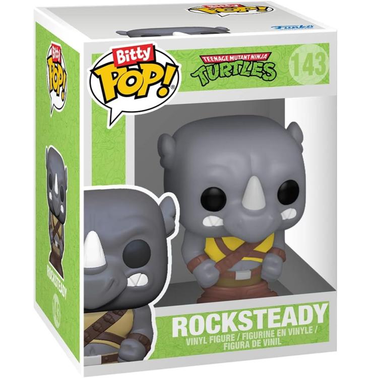 Funko Bitty Pop! Tmnt Ninja Turtles 4er-Pack Splinter/Raphael/Rockst.