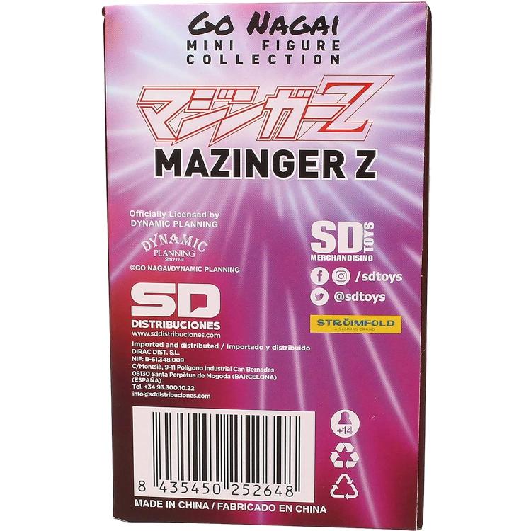 Sd Toys "Mazinger Z" Go Nagai Mini Figure Collection Gummi-Figur Statue 9cm