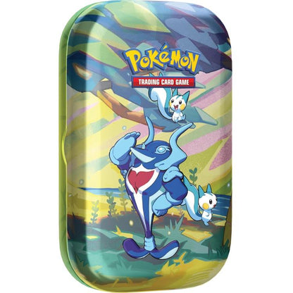 Pokemon 5Pz Mini Tin: Paldea Sfavillante Collezione Gcc (Collezione Completa) It