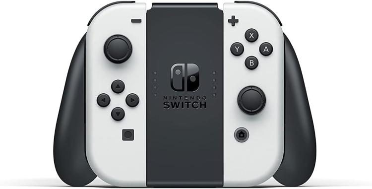 Nintendo Switch OLED Konsole Weiß Edition Modell Italienisch 2 Jahre Garantie