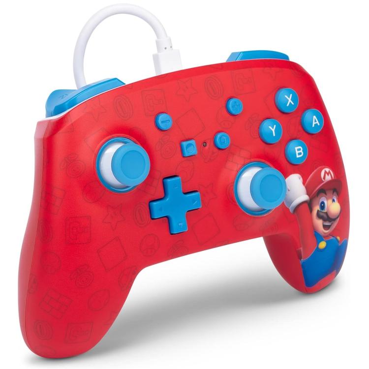 PowerA Enanched Wired Controller Kabelgebunden Programmierbar Nintendo Switch (Super Mario)