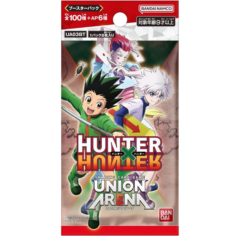 BANDAI UNION ARENA UA03BT HUNTER X HUNTER TCG BOOSTER PACK BOX 20 BOOSTER JAPAN