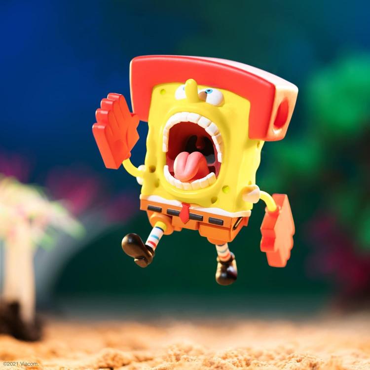Super7 Spongebob "Kah-Rah-Tay" Karate Action Reaction Figur Sammlerstück