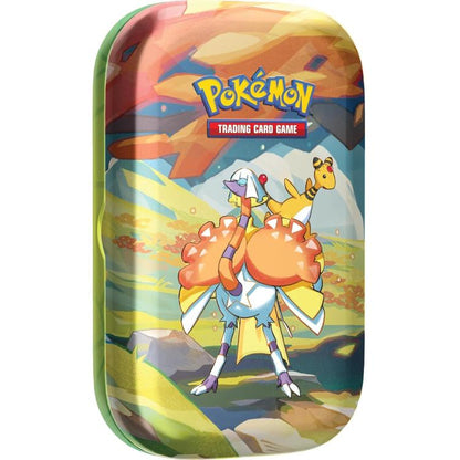 Pokemon 5Pz Mini Tin: Paldea Sfavillante Collezione Gcc (Collezione Completa) It