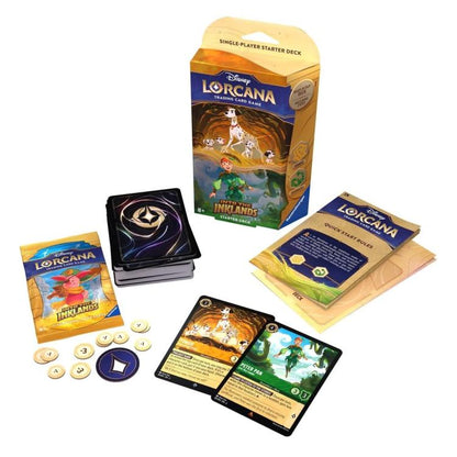Disney Lorcana Into the Inklands Starter Deck Amber/Emerald Card Tcg Eng