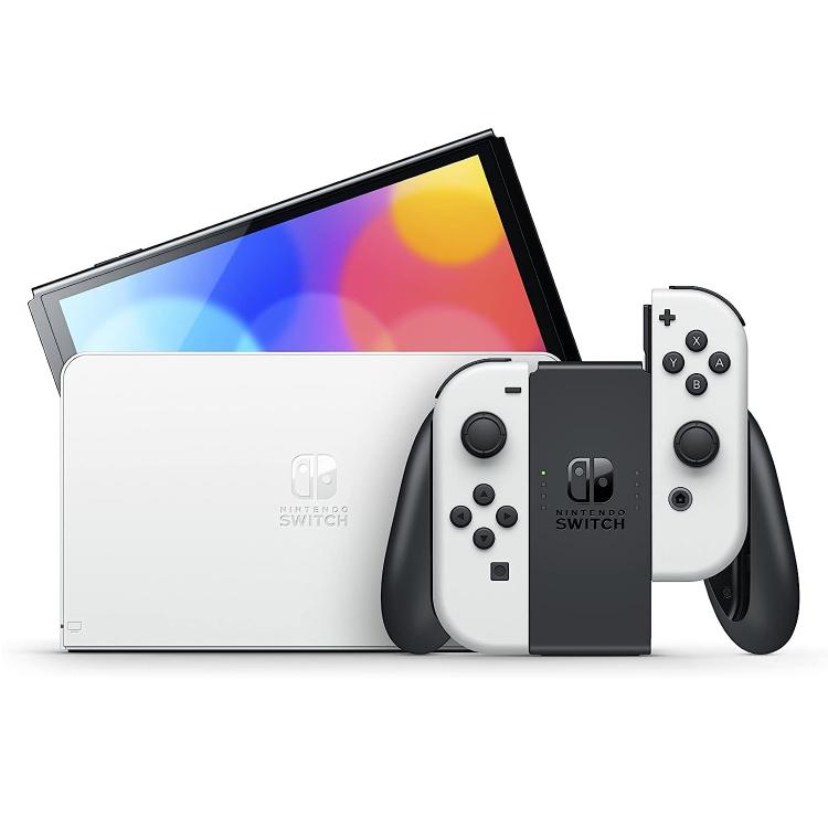 Nintendo Switch OLED Konsole Weiß Edition Modell Italienisch 2 Jahre Garantie
