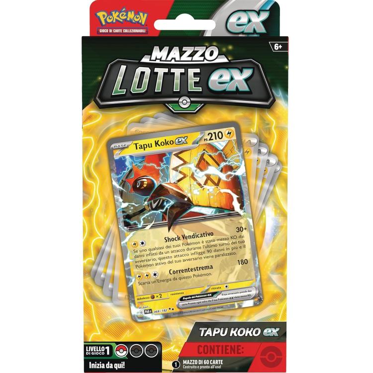 Pokémon - Kampfdeck (Kapu-Riki-GX) Sammelkartenspiel Deck 60 - IT