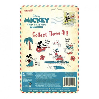 Super7 Disney Mickey & Friends "Goofy" Pippo Hawaii Action Reaction Figure 9Cm