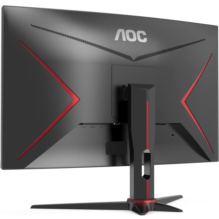 Aoc Monitor 27" Curvo Gaming Full Hd Fhd Wifi 165hz Va C27g2e Nero Red/Black