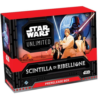 Star Wars Unlimited Funke der Rebellion Prerelease Box Cioco Karten Kartenspiel