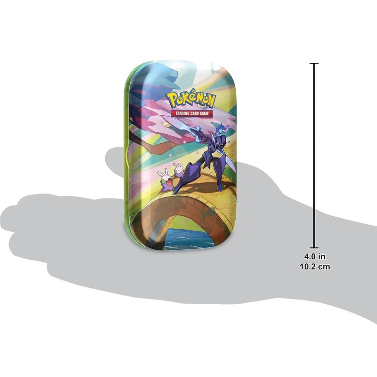 Pokemon Mini Tin: Paldea Sfavillante GCC TCG (Ceruledge & Goomy) Ita
