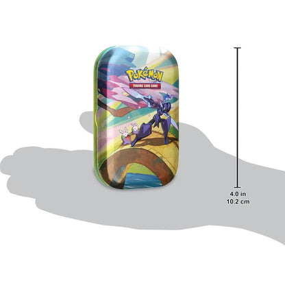 Pokemon Mini Tin: Paldea Sfavillante GCC TCG (Ceruledge & Goomy) Ita