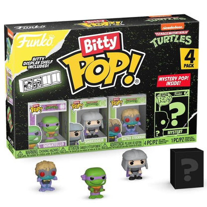 Funko Bitty Pop! Tmnt Ninja Turtles 4er Pack Donatello/Shredder/Baxter