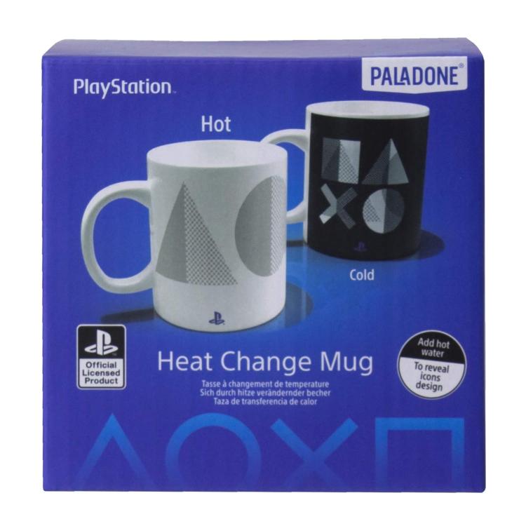 Paladone Wärmewechsel-Tasse Playstation "Heat Change Mug" Ps5 Farbwechsel