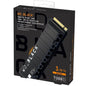 Western Digital WD Black SN850X 1TB NVMe SSD PCIe Gen4 7300MB/s Game Drive PS5/PC