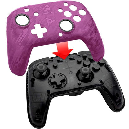 Pdp Controller Kabelgebunden Nintendo Switch Mit Kabel Faceoff Deluxe Audio Violett