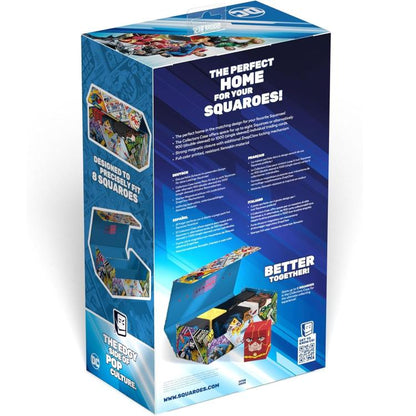 Squaroes Collectors Case (Justice League) Scatola Porta Mazzo Carte Collezione