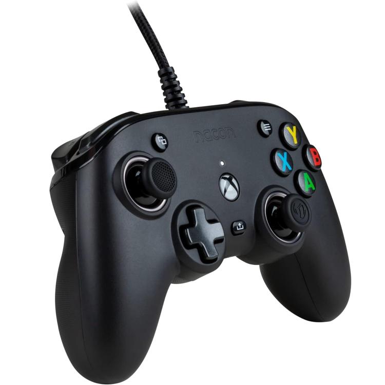 Nacon Pro Compact Controller Xbox Serie X|S One PC Programmierbar Sound Schwarz Blk
